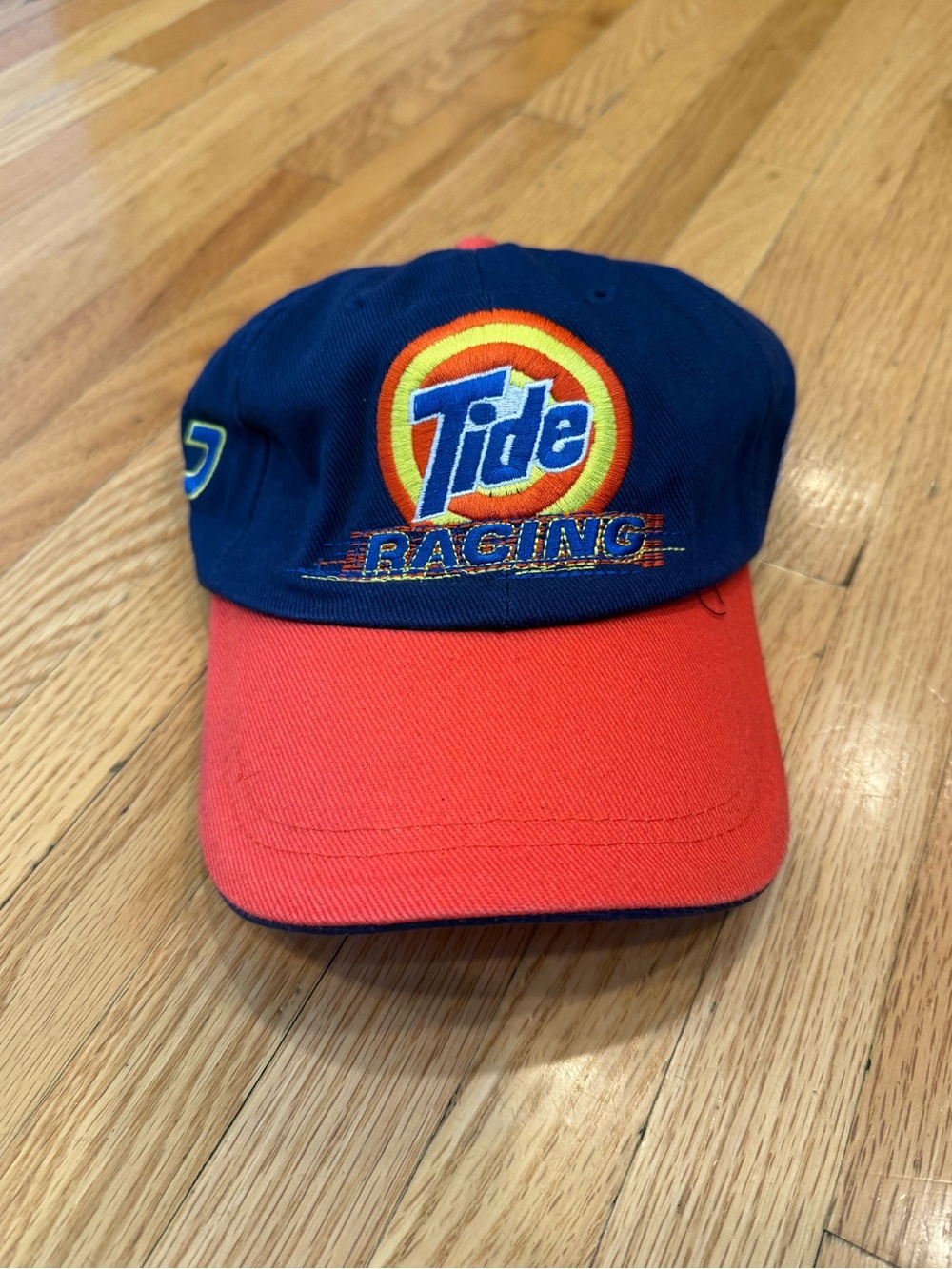 Racing Two-Tone Baseball Hat - Navy & Red
